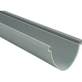 strešni žleb duplex (nazivna širina: 8 cm, dolžina: 300 cm, umetna masa, siva)
