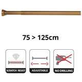 Spirella Palica za tuš zaveso v mat zlati barvi 75 - 125 cm Kreta – | Shoptok.si