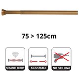 Spirella Šipka za zavjesu za tuš mat zlatna 75 - 125 cm Kreta – | shoptok.hr