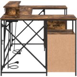 vidaXL Stol s ladicama s pohranom 182 x 101 x 87.5 cm Konstruirano drvo | shoptok.hr