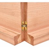 Stolna ploča svjetlosmeđa 140x50x(2-6) cm obrađena hrastovina | Shoptok.si