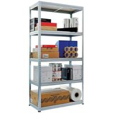 Metalni Kovinski regal Futur 175 (v 180 x š 90 x g 45 cm, nosilnost: 175 kg/polico) Cene