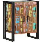  Ormar za cipele Šareni 56 x 35 x 70 cm Čvrsto drvo iz reciklaže | shoptok.hr