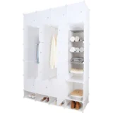 Modularna večnamenska omara, bela, ZAFOD