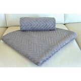  Peškir zig zag 50X90CM 450G/M2 tamno siva | Eponuda.com