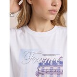 Sinsay Pamučna majica s printom | shoptok.hr
