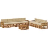  Set vanjskih sofa 8 kom. Prirodna i bež | shoptok.hr
