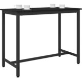  Stol Crni hrast 100 x 50 x 76,5 cm Inženjerska drva i čelik | shoptok.hr