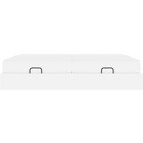 vidaXL Krevetna konstrukcija Čista bijela 200 x 200 cm Umjetna koža | shoptok.hr