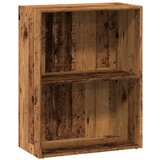Maison Chic Knjižna omara - Knjižni regal starinski les 60x30x77 cm inženirski les, (21724870) Cene