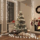 vidaXL kompaktna LED veriga s 3000 hladno belimi LED diodami 30 m PVC | Shoptok.si