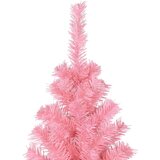 vidaXL Božično drevo med 300 LED z stojalom Roza 210 cm PVC | Shoptok.si