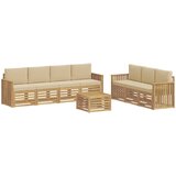  Setovi sofa 8 kom. Bijela i bež Poliester | shoptok.hr
