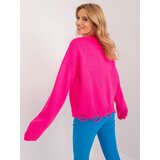 BADU Sweater-BA-SW-0559.26-fluo pink | Shoptok.si
