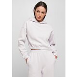 UC Curvy Women's short oversized hoodie with soft lilac | Shoptok.si