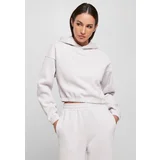 UC Curvy Women's short oversized hoodie with soft lilac