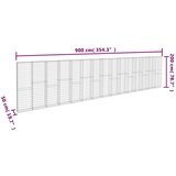  Gabionski zid s poklopcima od pocinčanog čelika 900x50x200 cm | shoptok.hr