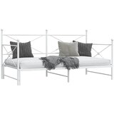 Krevet na rasklapanje bez madraca bijeli 100x190 cm čelik | Eponuda.com