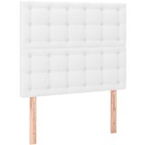 Maison Chic Posteljno vzglavje - Vzglavna omarica 2 kosa belo 80x5x78/88 cm umetno usnje, (22077632) | Shoptok.si