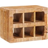 vidaXL Stojalo za vino Rjava 44 x 30 x 35 cm Trdnina mango lesa | Shoptok.si