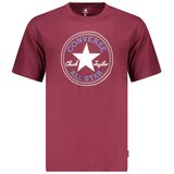 Converse muška majica kratkih rukava s tiskanim logotipom tamnocrvena Cijene