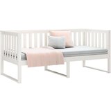  Dnevna postelja bela 90x190 cm trdna borovina, (21073721) | Shoptok.si