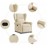  Naslonjač od tkanine krem | shoptok.hr