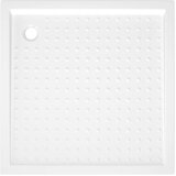  Podloga za tuširanje s točkicama bijela 90 x 90 x 4 cm ABS | shoptok.hr
