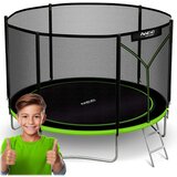 Neo-Sport vrtni trampolin 252 cm (8 ft) s vanjskom mrežom i ljestvama | shoptok.hr