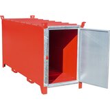 eurokraft pro lakiran zaboj za svetilne cevi, prostornina 1350 l, 1100 kosov Ø 25 mm / 500 kosov Ø 37 mm, dxšxv 2100 x 770 x 1125 mm, ognjeno rdeča ba | Shoptok.si
