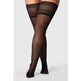 MONA QUEEN Samostoječe nogavice Plus Size Chic 30 DEN | Shoptok.si
