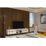 Hanah home TV komoda, 150x40,6x29,6 cm, bijelo-zlatna boja | Eponuda.ba