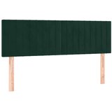  Krevet s oprugama i madracem tamnozeleni 140x190 cm baršunasti | shoptok.hr