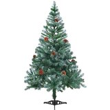 vidaXL Umjetno božićno drvce s stalakom Zelena 150 cm PVC i čelik | shoptok.hr