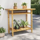 vidaXL Konzolni stol 90 x 37 x 75 cm od bambusa | shoptok.hr
