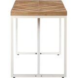  Blagovaonski stol 120 x 60 x 76 cm masivno drvo bagrema i manga | shoptok.hr