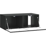 TV ormar za zid 59,5 x 31 cm Crna Konstruirano drvo Zidne | shoptok.hr