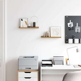  Polica na zidu Zidne 2 pcs Bež 40 x 9 x 3 cm Konstruirano drvo | shoptok.hr