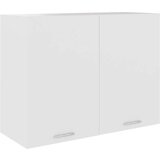 Viseći ormarić bijeli 80 x 31 x 60 cm od konstruiranog drva | shoptok.hr