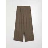 Sinsay Wide leg hlače s viskozom i dodatkom lana | shoptok.hr