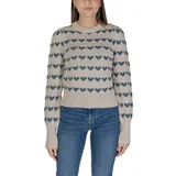 Jacqueline_de_yong Puloverji JDYSIGRID LIFE L/S ONECK PUFFDOT PUL KNT 15304813 Zelena