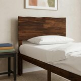  Uzglavlje s prirodnim rubom ROSTOCK Tamno smeđa 100 cm | shoptok.hr