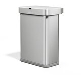 simplehuman Beskontaktna željezna kanta za smeće u srebrnoj boji 58 l Sensor – Cijene