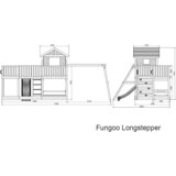 Fungoo Set LONGSTEPPER - drveno vrtno igralište | shoptok.hr