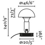 Faro 56100 - Stona lampa sa stezaljkom 2u1 BELA 1xE27/15W/230V crna | Eponuda.com