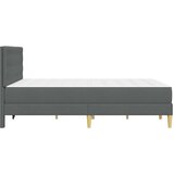  Okvir kreveta s madracem Tamno siva 120 x 190 cm tkanina | shoptok.hr