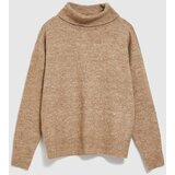 Marisse Beige Turtleneck Sweater | Shoptok.si