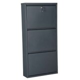 Hanah home Cipelarnik Primo 3, 50x104x15 cm, Antracit u