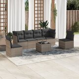  7-dijelni set vrtnih sofa sivi od poliratana | shoptok.hr