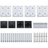  Set panela za ogradu WPC 699 x 105 cm crni | shoptok.hr